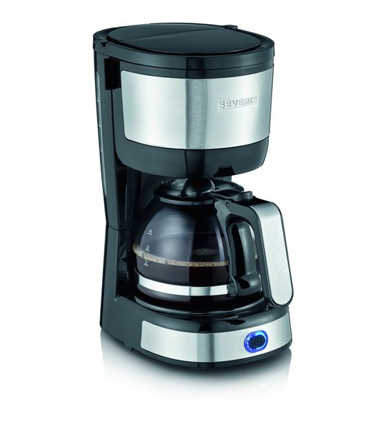 Severin KA4808 4 Tassen Filterkaffeemaschine  (Schwarz, Edelstahl) f&uuml;r 29,99 Euro