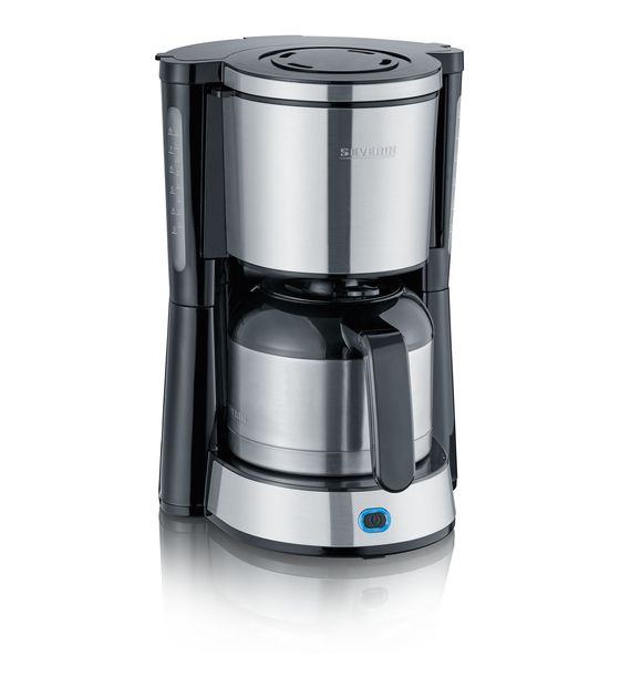 Severin KA4847 8 Tassen Thermo Filterkaffeemaschine 1,0 l  (Schwarz, Edelstahl) f&uuml;r 59,49 Euro
