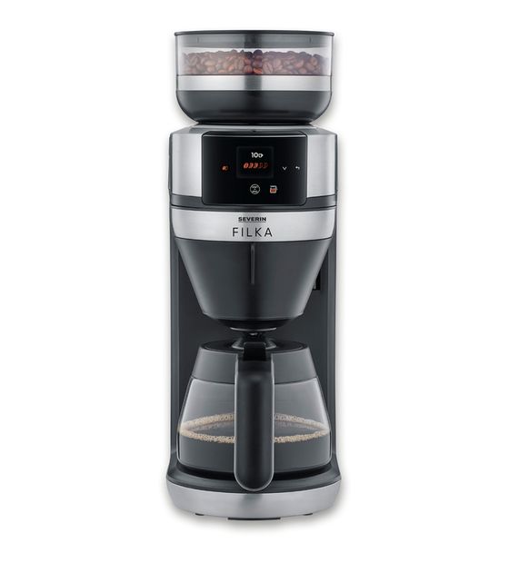 Severin KA4852 1 Tassen Filterkaffeemaschine  (Schwarz, Silber) f&uuml;r 282,99 Euro