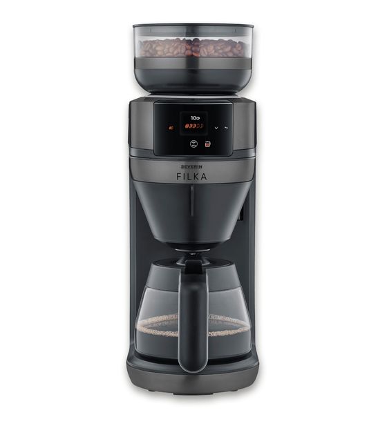 Severin KA4854 Filterkaffeemaschine  (Schwarz, Edelstahl) f&uuml;r 309,00 Euro
