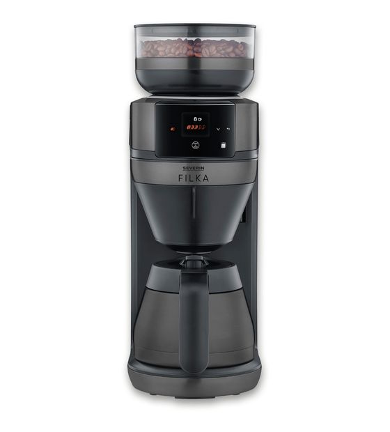 Severin KA4855 Thermo Filterkaffeemaschine  (Schwarz, Edelstahl) f&uuml;r 339,00 Euro
