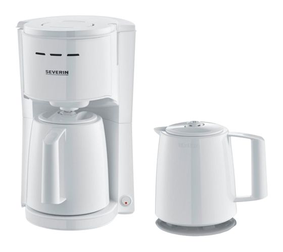 Severin KA9309 Thermo Filterkaffeemaschine 1,0 l  (Weiß) f&uuml;r 46,49 Euro
