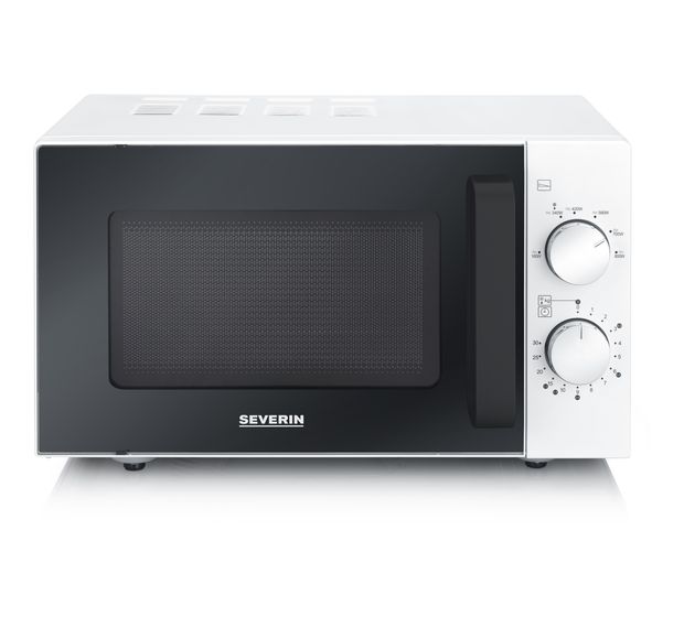 Severin MW7574 Freistehende Mikrowelle 800 W Größe: klein 6 Stufen (Schwarz, Silber, Weiß) f&uuml;r 79,99 Euro