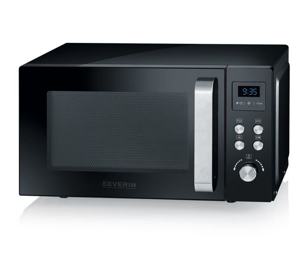 Severin MW7752 Freistehende Mikrowelle 900 W Größe: mittel 10 Stufen Grill  (Schwarz, Edelstahl) f&uuml;r 145,99 Euro