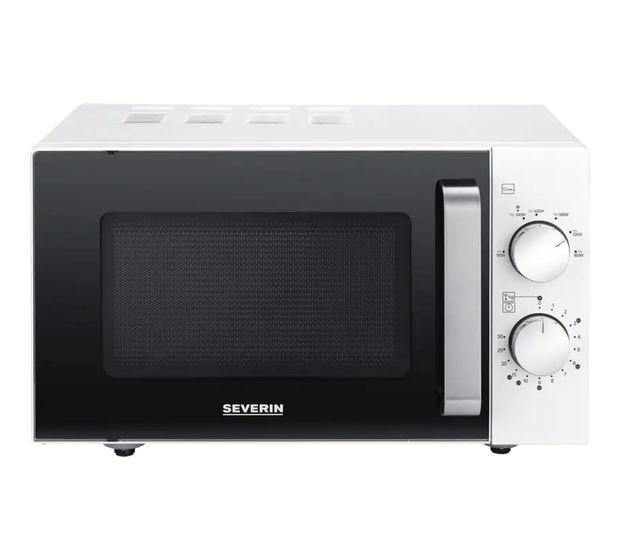 Severin MW7765 Freistehende Mikrowelle 800 W 6 Stufen  (Schwarz, Silber) f&uuml;r 169,90 Euro