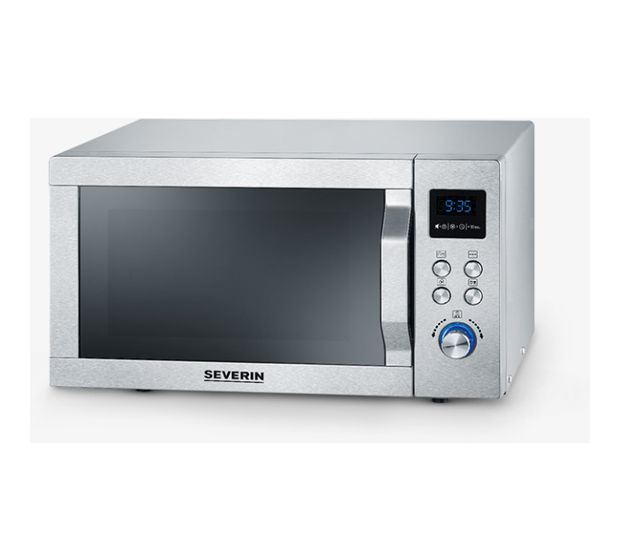 Severin MW7774 Freistehende Mikrowelle 900 W Größe: mittel 10 Stufen Grill  (Silber) f&uuml;r 175,99 Euro