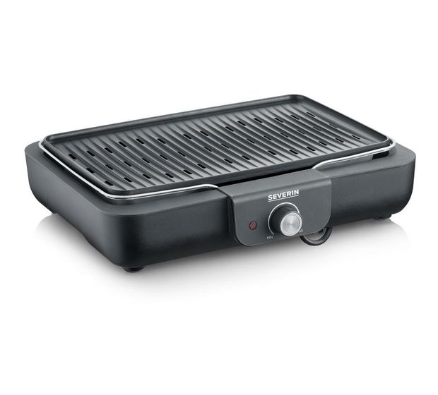 Severin PG8556 Grillplatte 2300 W mit 370 x 290 mm Fläche  (Schwarz, Edelstahl) f&uuml;r 55,49 Euro