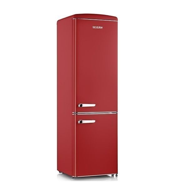 Severin RKG8917 181 l / 63 l Kühl-Gefrierkombi freistehend 162 kWh Jahr  (Rot) f&uuml;r 635,00 Euro