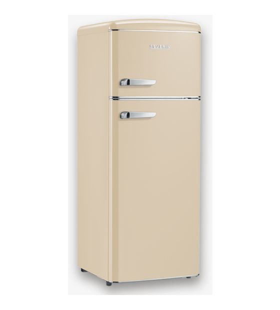 Severin RKG8953 162 l / 44 l Kühl-Gefrierkombi freistehend 144 kWh Jahr  (Cremefarben) f&uuml;r 608,00 Euro