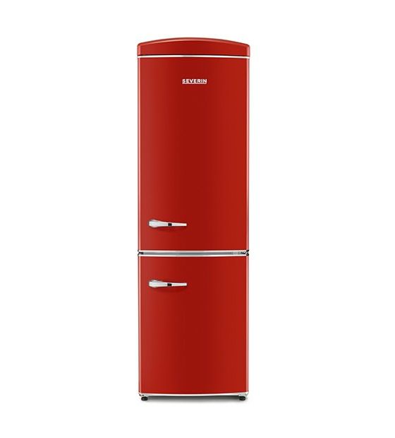 Severin RKG8997 225 l / 90 l Kühl-Gefrierkombi freistehend NoFrost 240 kWh Jahr  (Rot) f&uuml;r 1.175,00 Euro