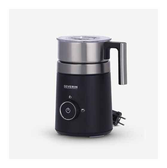 Severin SM3585 Milchaufschäumer Automatischer Milchaufschäumer/-wärmer ca. 260 ml  (Schwarz, Silber) f&uuml;r 104,99 Euro