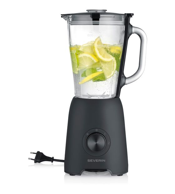 Severin SM3724 1,5 l Standmixer 2 Geschwindigkeiten 600 W (Schwarz, Transparent) f&uuml;r 63,99 Euro