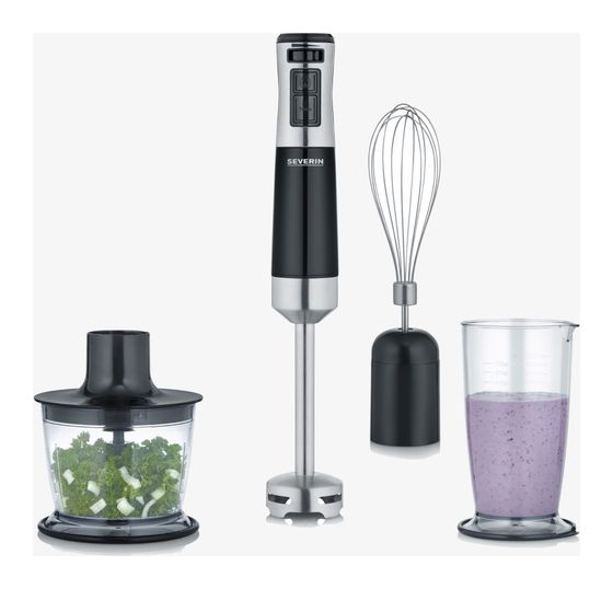 Severin SM3772 Stabmixer 600 W  (Schwarz, Edelstahl) f&uuml;r 45,99 Euro