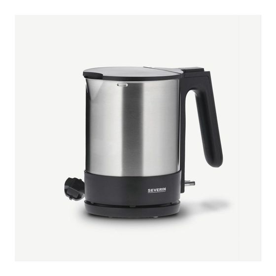 Severin WK3409 1,7 l Wasserkocher 2200 W  (Schwarz, Edelstahl) f&uuml;r 33,99 Euro