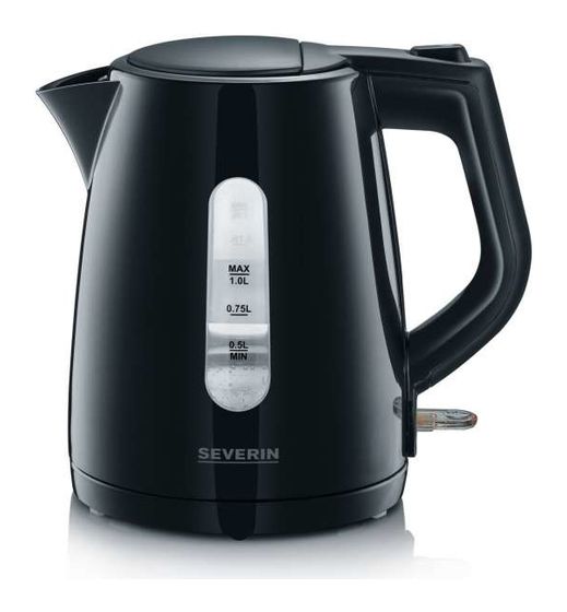 Severin WK3410 1,0 l Wasserkocher 2200 W  (Schwarz) f&uuml;r 24,49 Euro