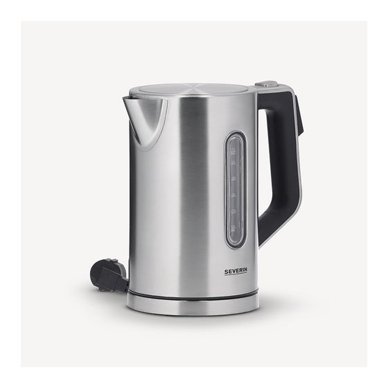 Severin WK3418 1,7 l Wasserkocher 3000 W  (Schwarz, Edelstahl) f&uuml;r 55,49 Euro