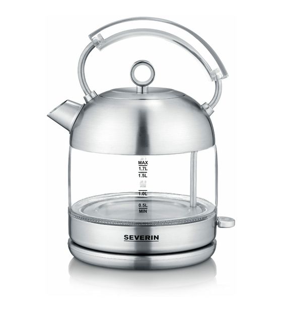 Severin WK3459 1,7 l Wasserkocher 2400 W  (Edelstahl) f&uuml;r 46,49 Euro