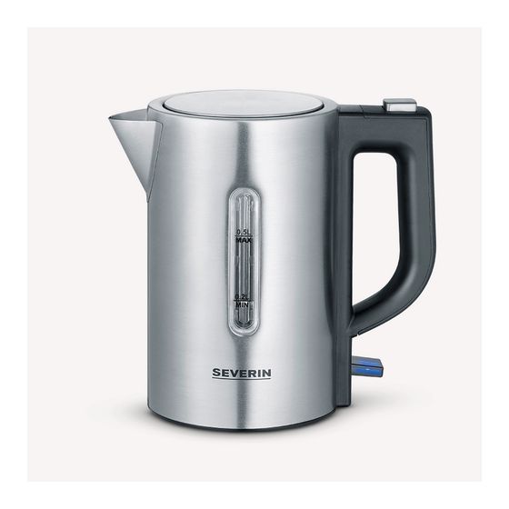 Severin WK3647 0,5 l Wasserkocher 1100 W  (Silber) f&uuml;r 25,99 Euro