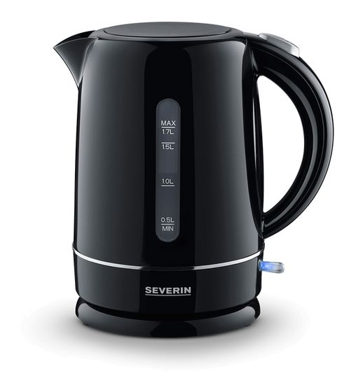 Severin WK4322 1,7 l Wasserkocher 2200 W  (Schwarz) f&uuml;r 24,99 Euro
