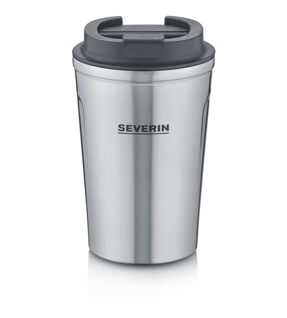 Severin ZB5555 Thermobecher Kaffeebecher 350ml   (Grau, Silber) f&uuml;r 19,49 Euro