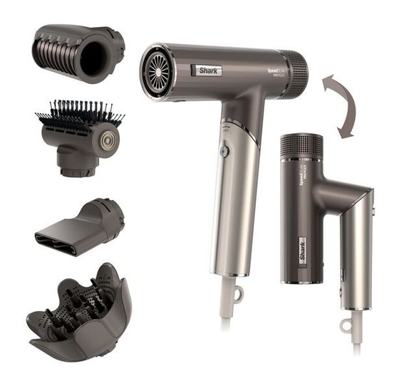 SHARK HD542EU SpeedStyle Pro Flex Haartrockner 1700 W  (Grau) f&uuml;r 137,99 Euro