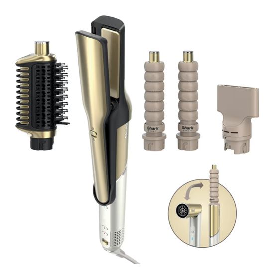 SHARK HD6041SEU Glam Straight & Waves Multistyler  (Gold) f&uuml;r 288,99 Euro
