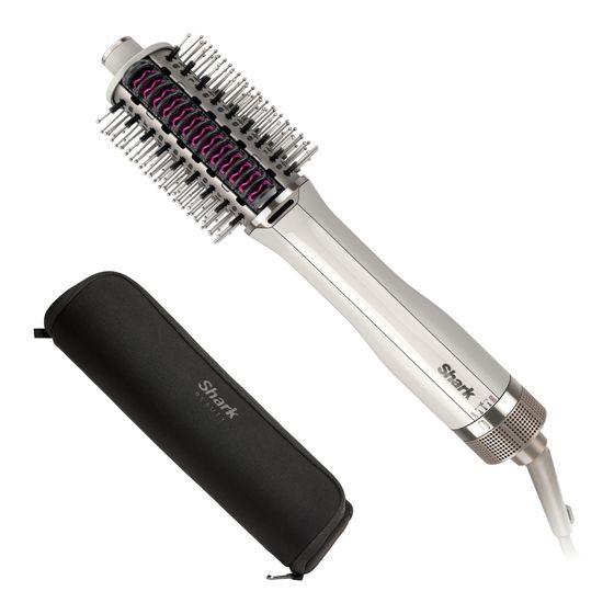 SHARK HT212EU SmoothStyle Warmluftbürste Haartrockner Warmluftbürste 900 W  (Weiß) f&uuml;r 64,99 Euro