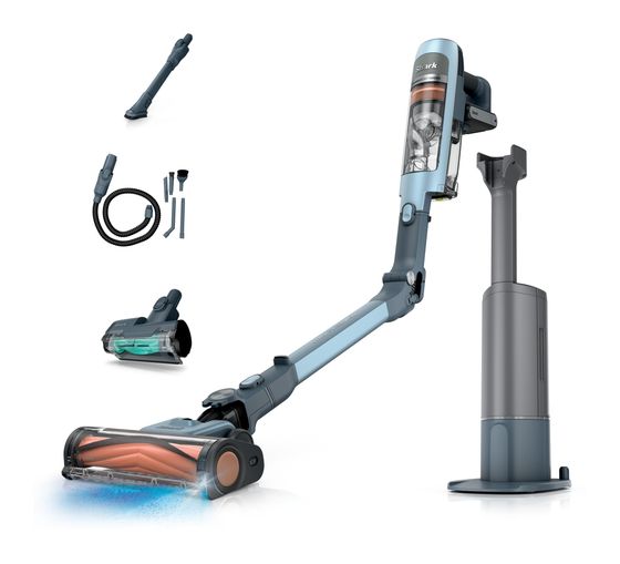 SHARK IA3244EUT Handstaubsauger Beutellos bis 60 min Laufzeit HEPA, Schaum  (Blau) f&uuml;r 429,99 Euro