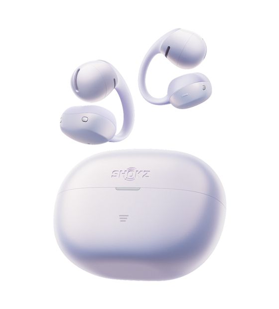 SHOKZ OpenDots Air In-Ear Bluetooth Kopfhörer kabellos 9 h Laufzeit IP55  (Violett) f&uuml;r 138,99 Euro