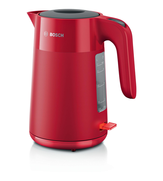 Bosch TWK2M164 MyMoment 1,7 l Wasserkocher 2400 W  (Schwarz, Grau, Rot) f&uuml;r 34,99 Euro