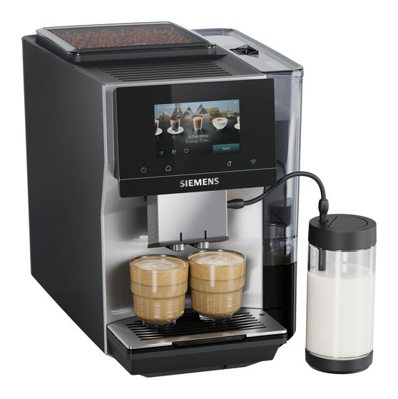 Siemens EQ700 TP725EM7 Kaffeevollautomat 19 bar 2,4 l 320 g  (Schwarz, Silber) f&uuml;r 1.327,00 Euro