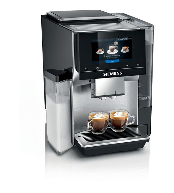 Siemens EQ700 TQ717D03 Kaffeevollautomat 19 bar 2,4 l 320 g AutoClean  (Schwarz, Edelstahl) f&uuml;r 1.551,00 Euro