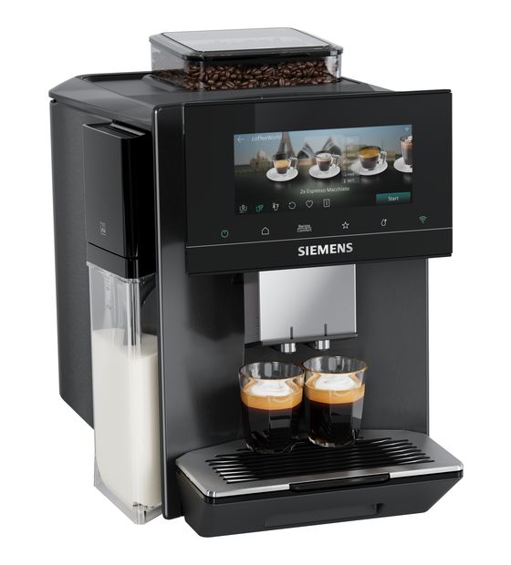Siemens EQ900 plus TQ925EZ5  iAroma Kaffeevollautomat 19 bar 2,3 l 410 g (Dark inox) f&uuml;r 2.699,00 Euro