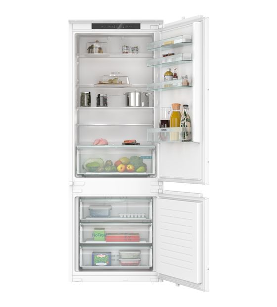 Siemens iQ100 KB96NNSE0 Schlepptür 285 l / 98 l 194 cm Einbau Kühl-/Gefrierkombination 256 kWh NoFrost f&uuml;r 1.062,00 Euro