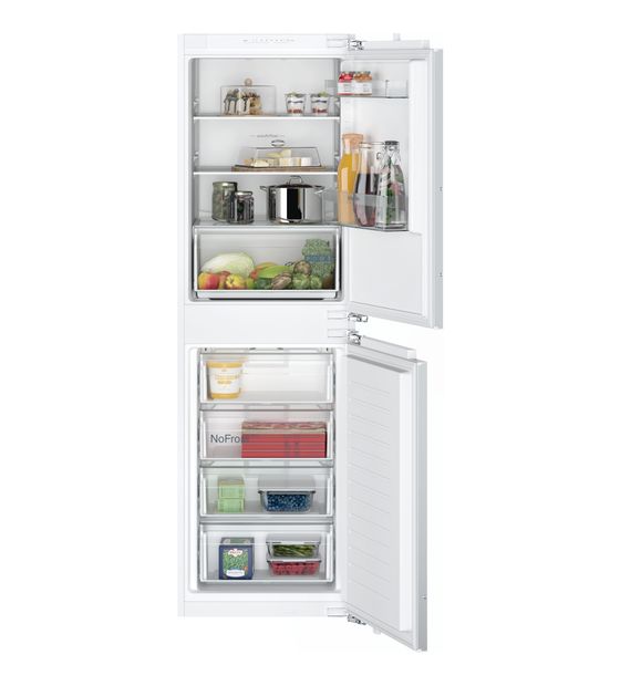 Siemens iQ100 KI85NNFE0 150 l / 99 l 177,5 cm Einbau Kühl-/Gefrierkombination 239 kWh NoFrost f&uuml;r 804,00 Euro