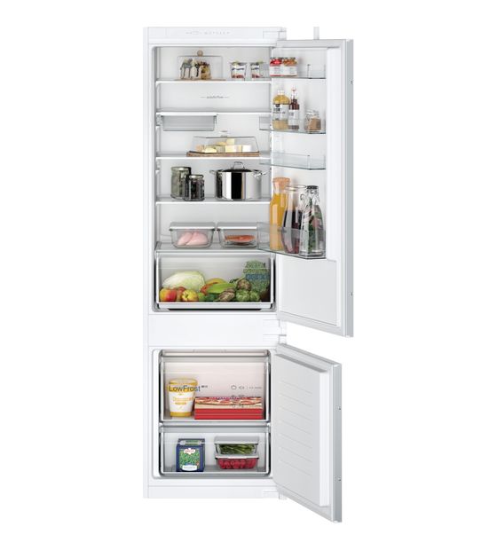 Siemens iQ100 KI87V5SE0 Schlepptür 200 l Kühlteil 70 l Gefrierteil 177,5 cm Einbau Kühl-/Gefrierkombination f&uuml;r 850,00 Euro