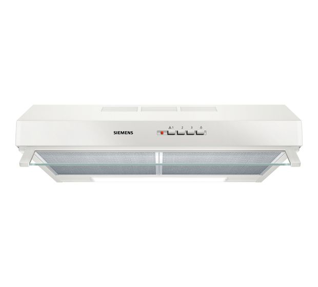 Siemens iQ100 LU63LCC20 Abluft/Umluft Dunstabzugshaube/Esse Unterbau 60 cm (Weiß) f&uuml;r 186,99 Euro