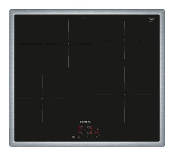 Siemens iQ300 EH645BFB6E autarkes 60 cm Induktions Kochfeld/Herdplatte 4 Zone(n) f&uuml;r 452,00 Euro