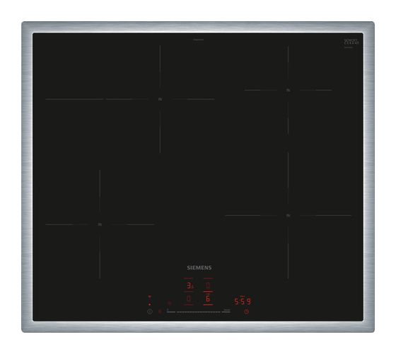 Siemens iQ300 EH645HFB1E autarkes 60 cm Induktions Kochfeld/Herdplatte 4 Zone(n) f&uuml;r 484,00 Euro