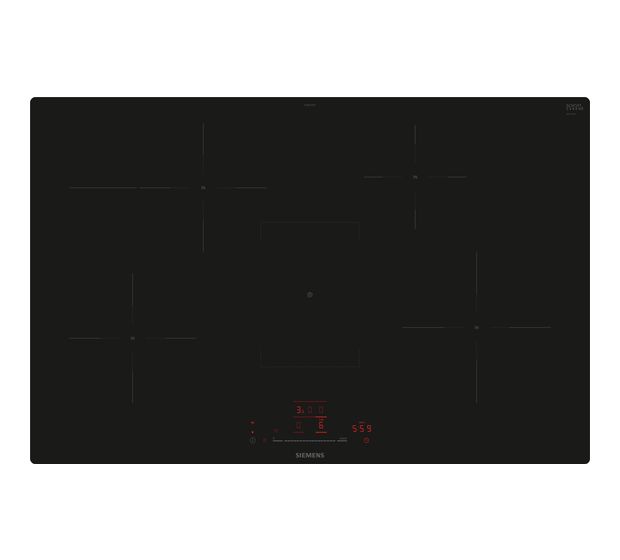Siemens iQ300 EH801HFB1E autarkes 80 cm Induktions Kochfeld/Herdplatte 4 Zone(n) f&uuml;r 601,00 Euro
