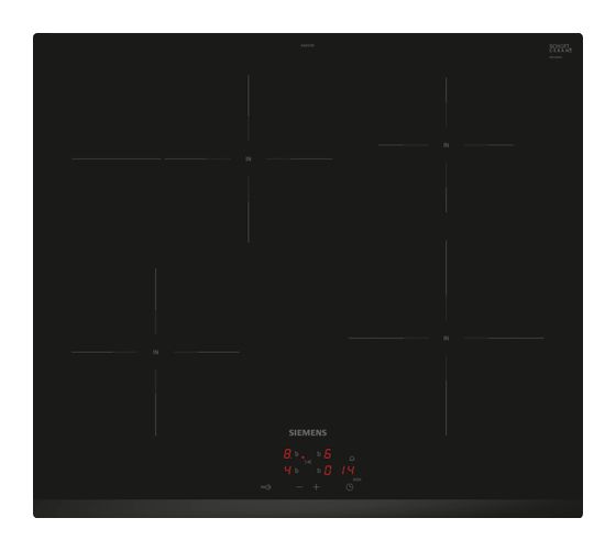Siemens iQ300 EI631CFB1E herdgebundenes 60 cm Induktions Kochfeld/Herdplatte 4 Zone(n) f&uuml;r 458,00 Euro