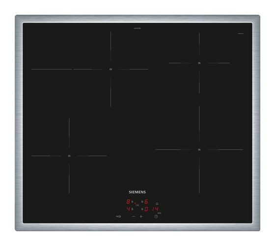 Siemens iQ300 EI645CFB6E herdgebundenes 60 cm Induktions Kochfeld/Herdplatte 4 Zone(n) f&uuml;r 630,00 Euro