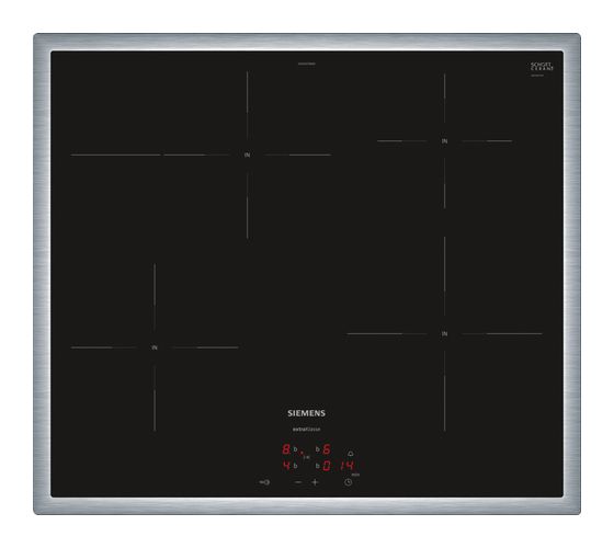 Siemens iQ300 EI645CFB6M herdgebundenes 60 cm Induktions Kochfeld/Herdplatte 4 Zone(n) f&uuml;r 939,00 Euro