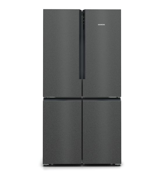 Siemens iQ300 KF96NAXEA Side-by-Side Kühl-/ Gefrierkombination French Door 405 l / 200 l 333 kWh NoFrost 1830 mm x 910 mm  (Schwarz, Edelstahl) f&uuml;r 1.275,00 Euro
