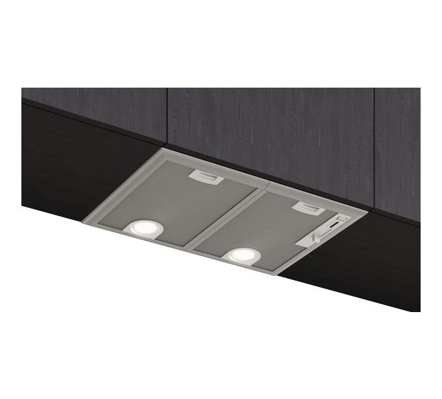 Siemens iQ300 LB55566 Lüfterbaustein Abluft/Umluft Dunstabzugshaube/Esse Einbau 53 cm (Metallisch, Silber) f&uuml;r 286,99 Euro