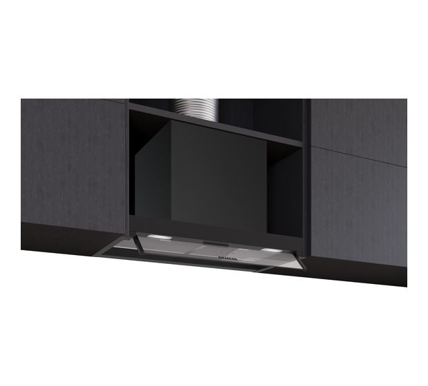Siemens iQ300 LJ65BCC60 Abluft/Umluft Dunstabzugshaube/Esse Einbau 60 cm (Schwarz) f&uuml;r 336,00 Euro