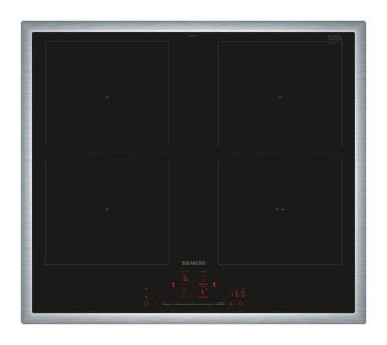 Siemens iQ500 EX96DKS3 (ED645HQC1E + HZ9CF240) autarkes 60 cm Induktions Kochfeld/Herdplatte 4 Zone(n) f&uuml;r 727,00 Euro