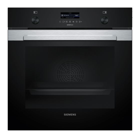 Siemens iQ500 HQ379G6S7 Einbaubackofen groß Dampfgaren AutoClean f&uuml;r 989,00 Euro
