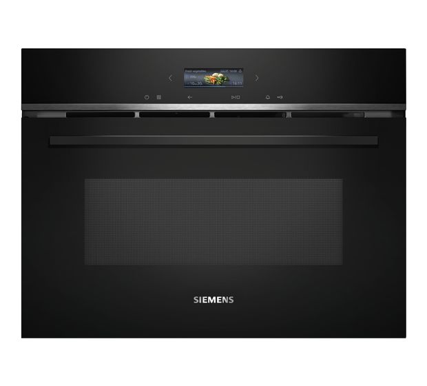 Siemens iQ700 CE732GXB1 Einbau-Mikrowelle 1000 W Größe: groß 5 Stufen Grill (Schwarz) f&uuml;r 999,00 Euro