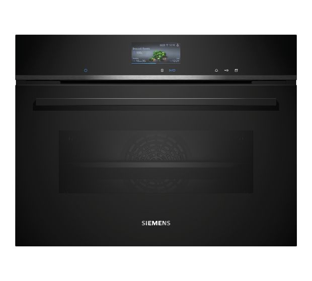 Siemens iQ700 CS736G1B1 Einbaubackofen kompakt Dampfgaren AutoClean (Schwarz) f&uuml;r 1.059,00 Euro